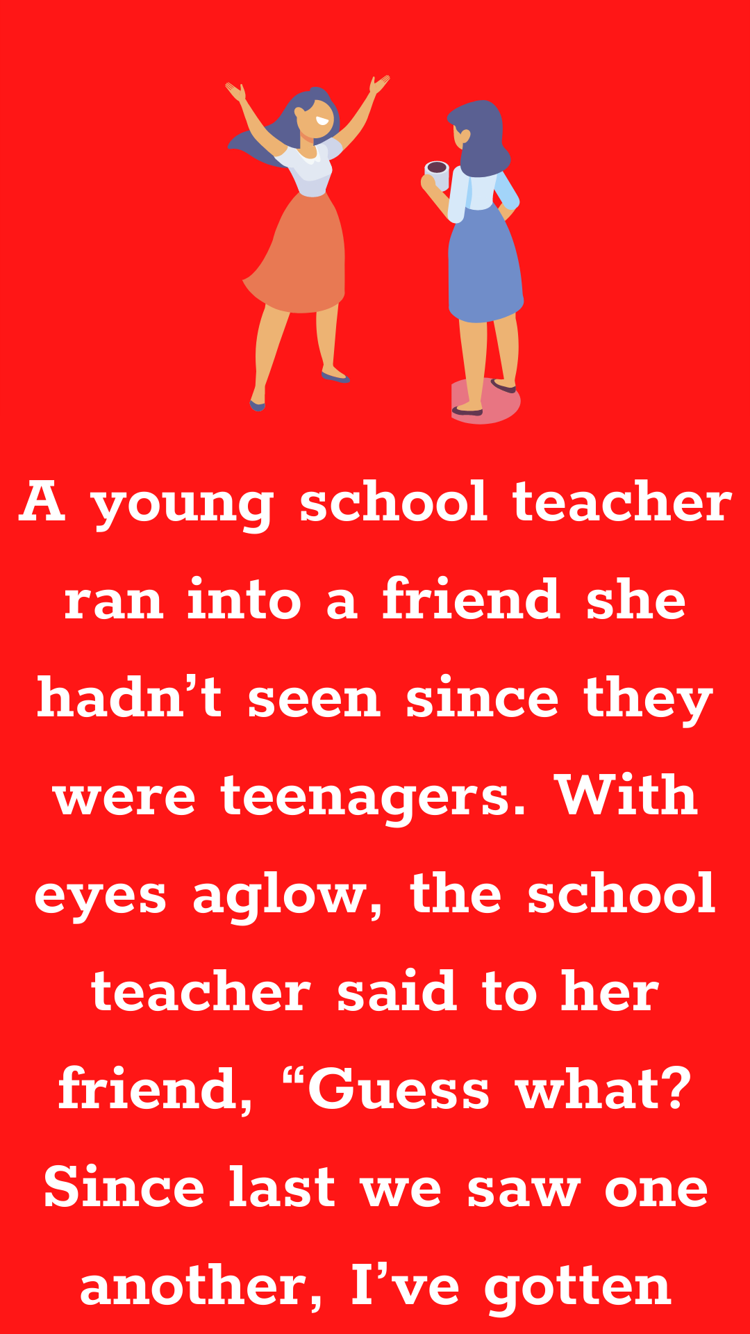 A young school teacher - Funny Long Jokes