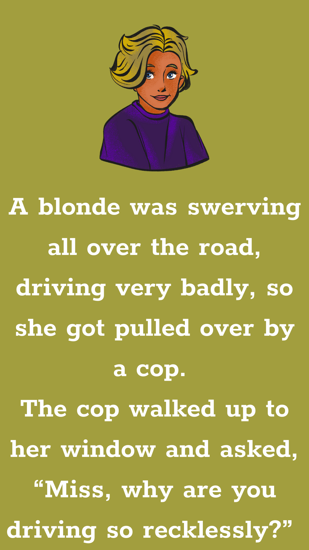 Blonde Driving - Funny Long Jokes