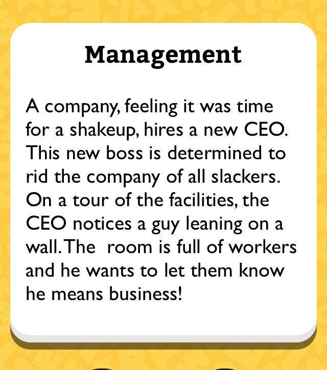 Management - Funny Long Jokes